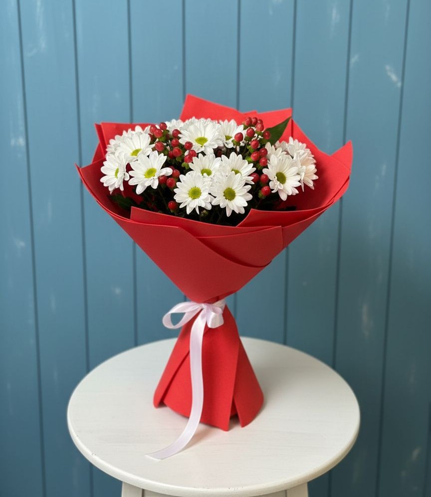 Букет цветов из: Хризантемы в Степном Ставропольский край