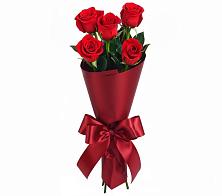 Букет 5 Красных роз Эдлесс Лав в Степном Ставропольский край