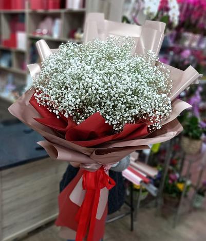 Букет цветов из: Гипсофила в Степном Ставропольский край