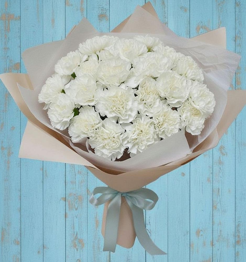 Букет цветов из: Гвоздики в Степном Ставропольский край