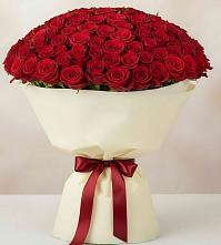Букет 101 Красная роза Милано в Степном Ставропольский край