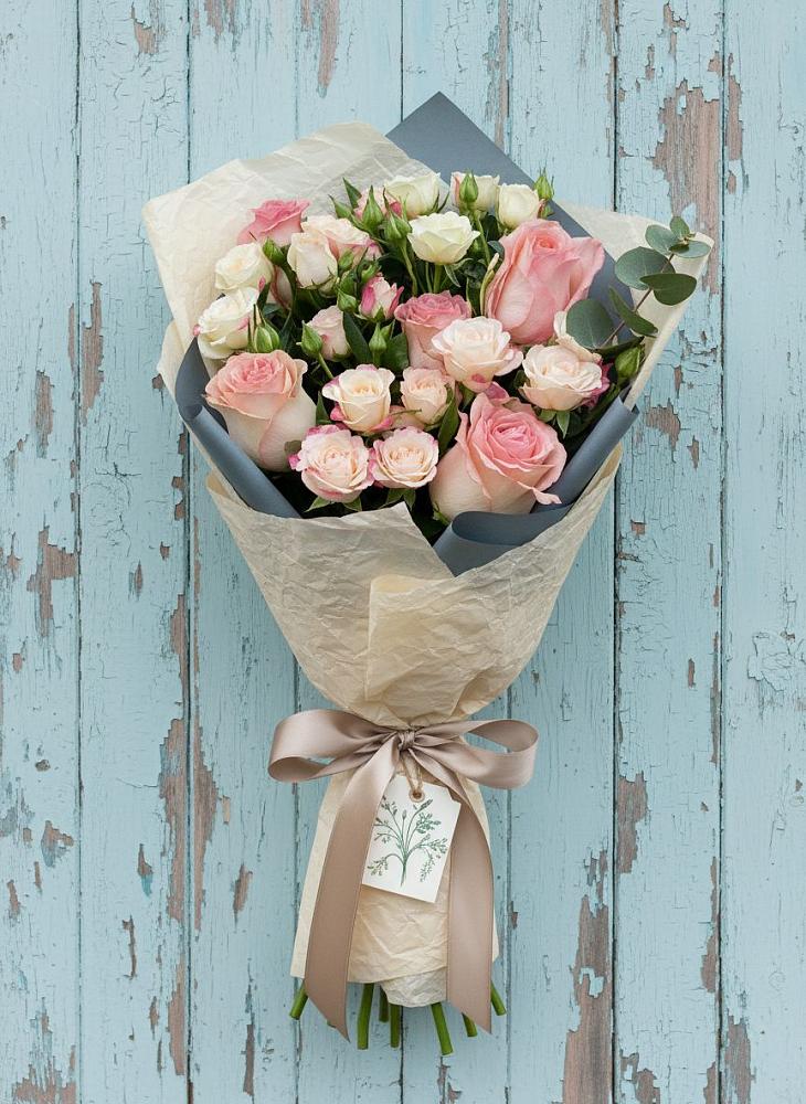 Букет цветов из: Розы в Степном Ставропольский край