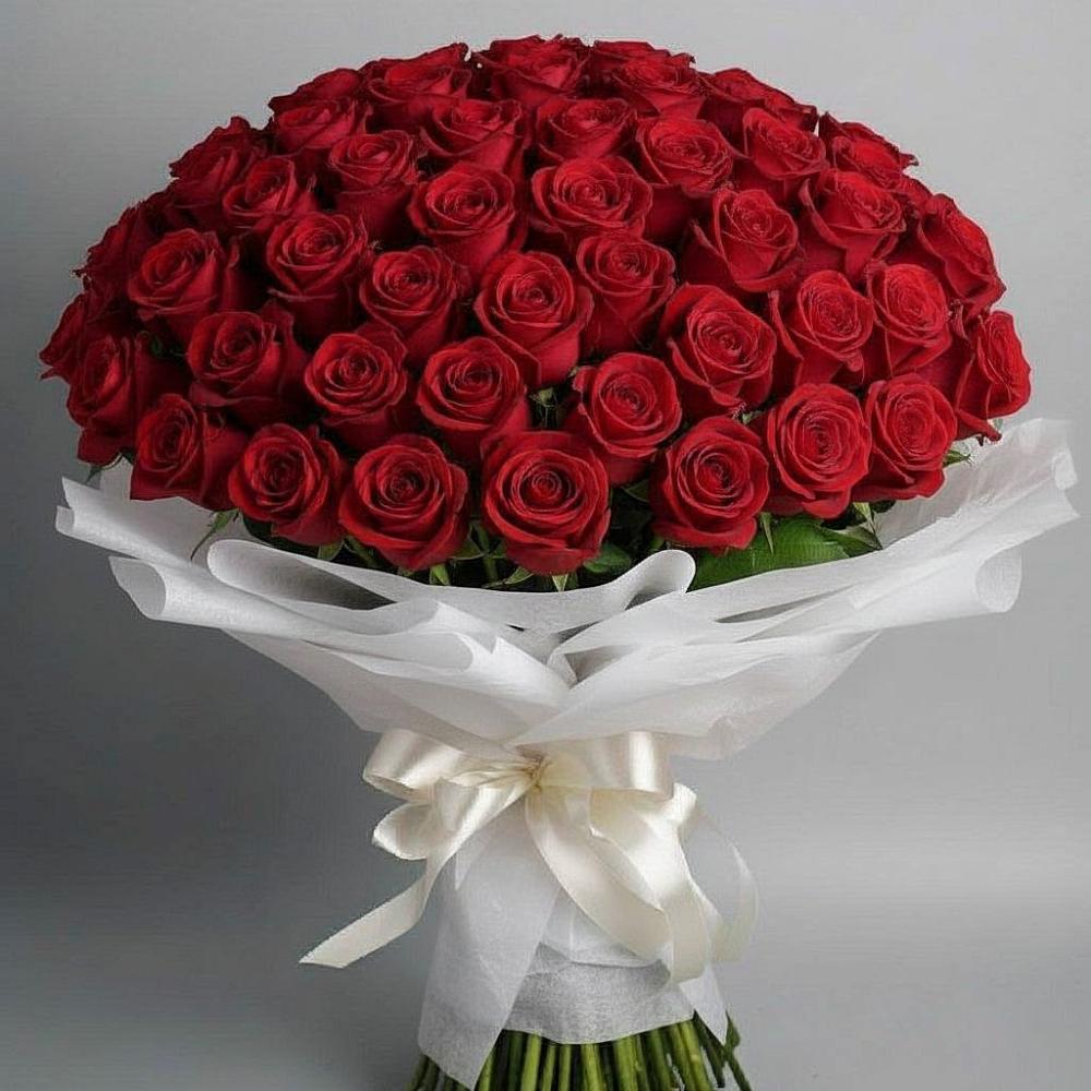 Букет 101 Красная роза Блэк Мэджик в Степном Ставропольский край