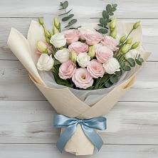 Букет цветов из:  Лизиантусы в Степном Ставропольский край