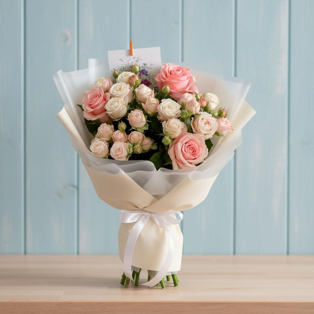 Букет цветов из: Розы в Степном Ставропольский край