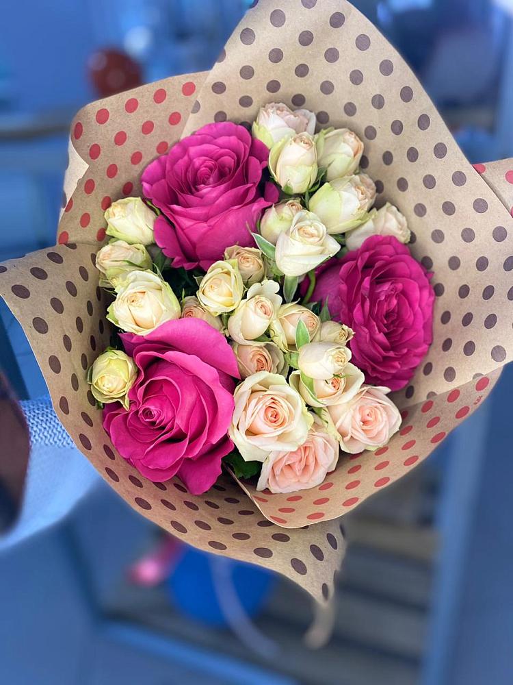 Букет цветов из: Розы в Степном Ставропольский край