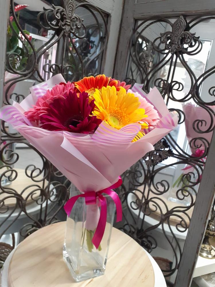 Букет цветов из: Герберы в Степном Ставропольский край