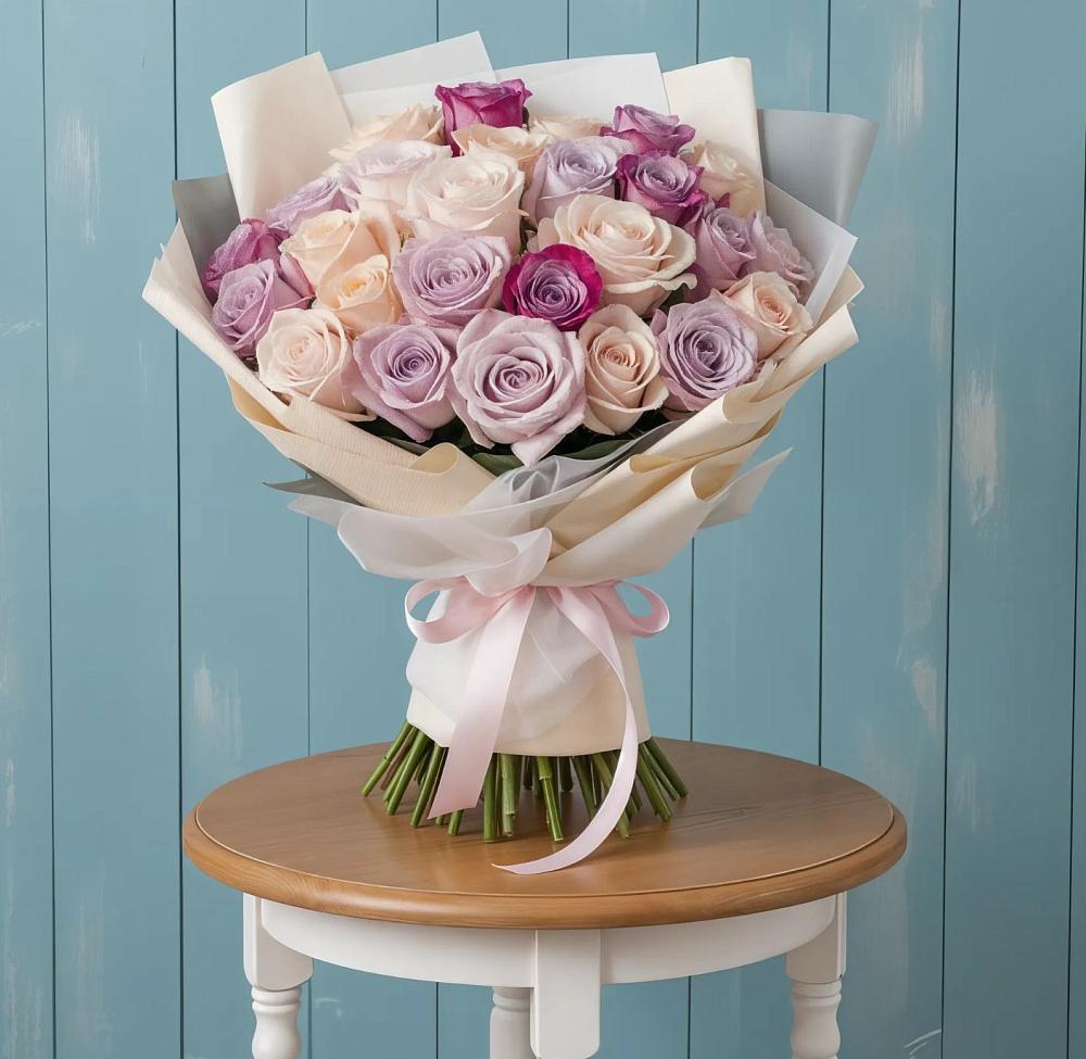 Букет цветов из: Розы в Степном Ставропольский край