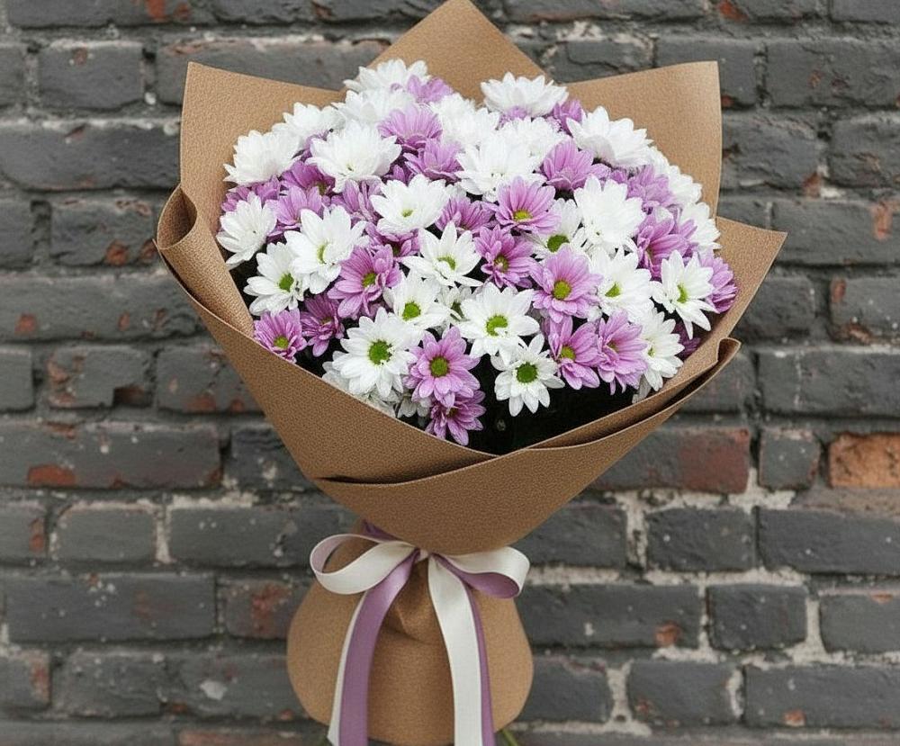 Букет цветов из: Хризантемы в Степном Ставропольский край