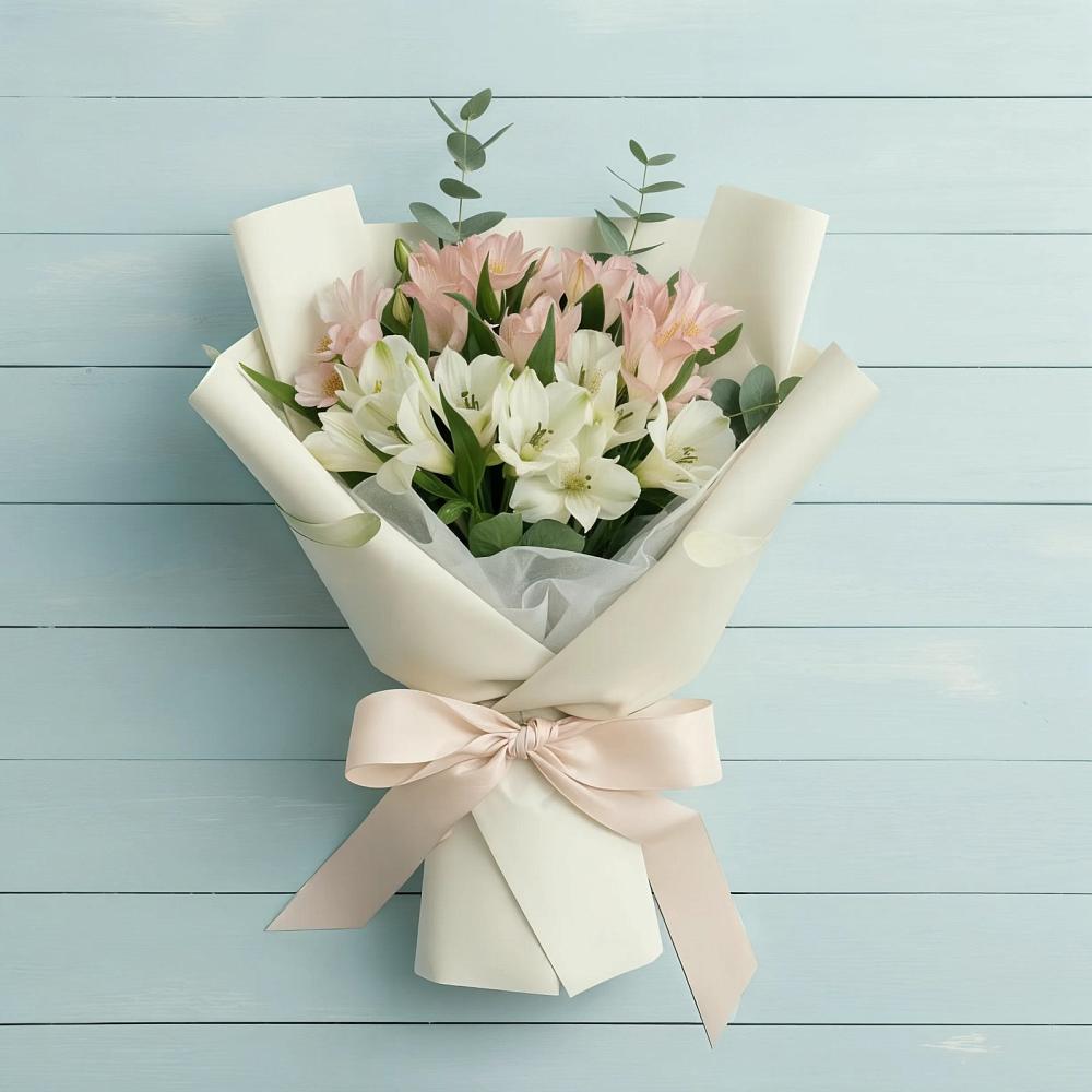 Букет цветов из: Альстромерии в Степном Ставропольский край