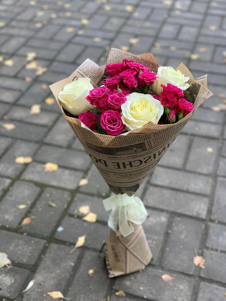 Букет цветов из: Розы в Степном Ставропольский край