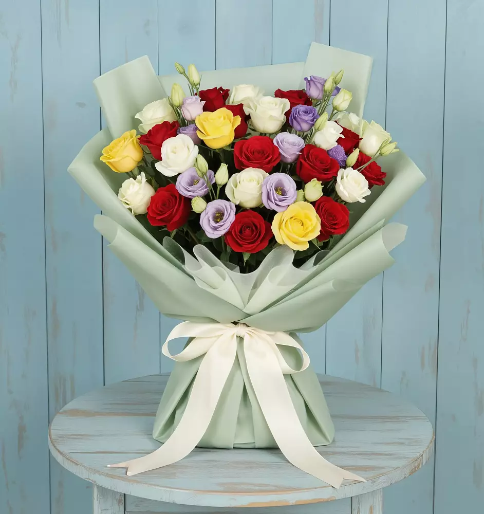 Букет цветов из: Розы в Степном Ставропольский край