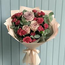Букет цветов из:  Гвоздики и Розы #REPLACE_PRED# Степном Ставропольский край