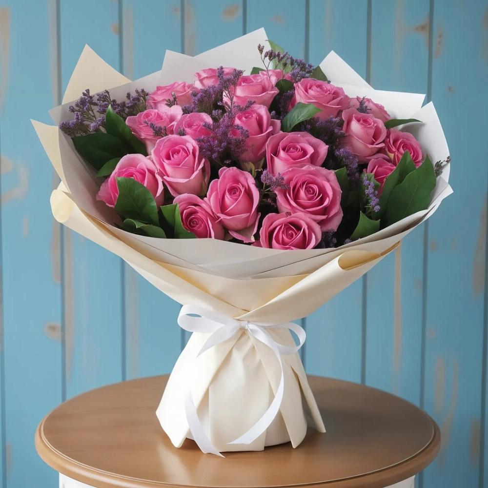 Букет цветов из: Розы в Степном Ставропольский край