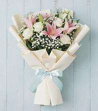 Букет цветов из:  Лилии #REPLACE_PRED# Степном Ставропольский край